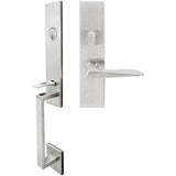 INOX - MH Handleset MT Mortise 344 Ecco Entry 2-3/4''  32D RHR - Satin Stainless Steel