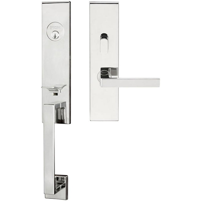 INOX - MH Handleset MT Mortise 345 Tokyo Entry 2-1/2''  32 RH - Polished Stainless Steel