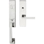 INOX - MH Handleset MT Mortise 345 Tokyo Entry 2-3/4''  32 RHR - Polished Stainless Steel