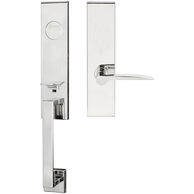 INOX - MH Handleset MT Mortise 351 Toronto Full Dummy 32 LH - Polished Stainless Steel