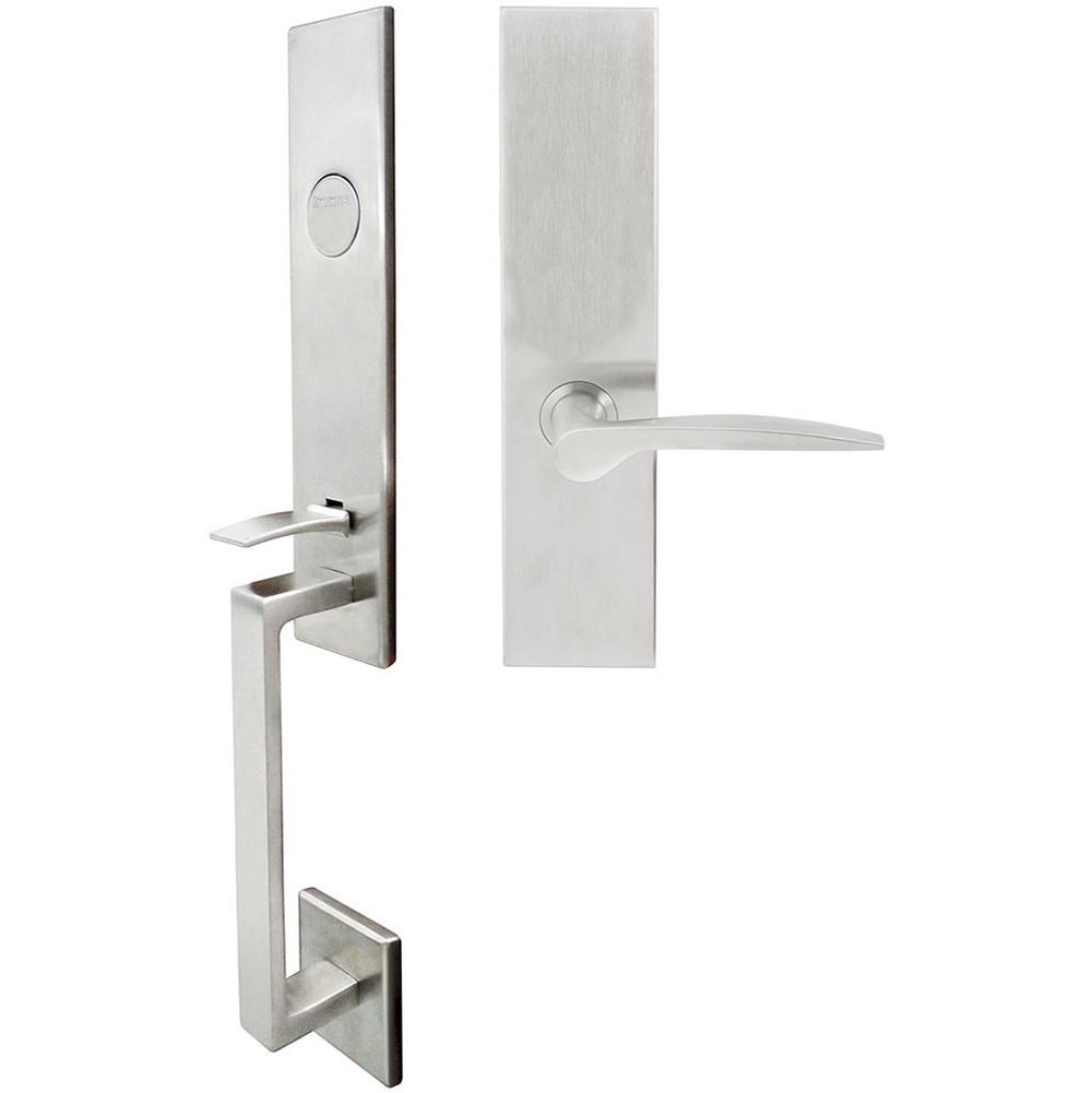 INOX - MH Handleset MT Mortise 351 Toronto Full Dummy 32D LH - Satin Stainless Steel