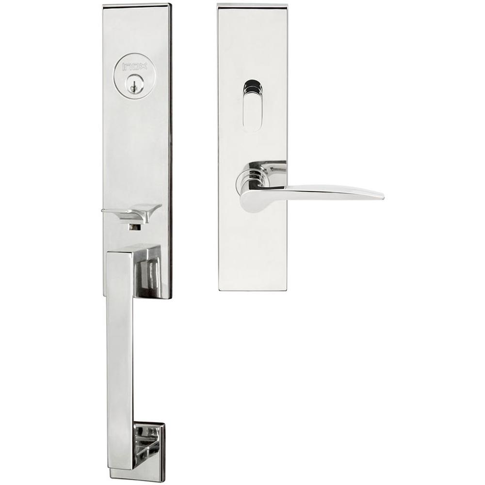 INOX - MH Handleset MT Mortise 351 Toronto Entry 2-3/4''  32 RH - Polished Stainless Steel