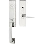 INOX - MH Handleset MT Mortise 351 Toronto Entry 2-1/2''  32 LHR - Polished Stainless Steel