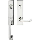 INOX - MH Handleset Tubular Munich Entry 2-3/8''  32 RHR - Polished Stainless Steel
