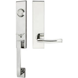 INOX - MH Handleset Tubular Oslo Full Dummy 32 LH - Polished Stainless Steel