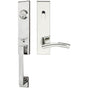 INOX - MH Handleset Tubular Brussels Entry 2-3/4''  32 LHR - Polished Stainless Steel