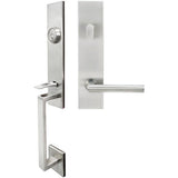 INOX - MH Handleset Tubular Frankfurt Entry 2-3/4''  32D RHR - Satin Stainless Steel