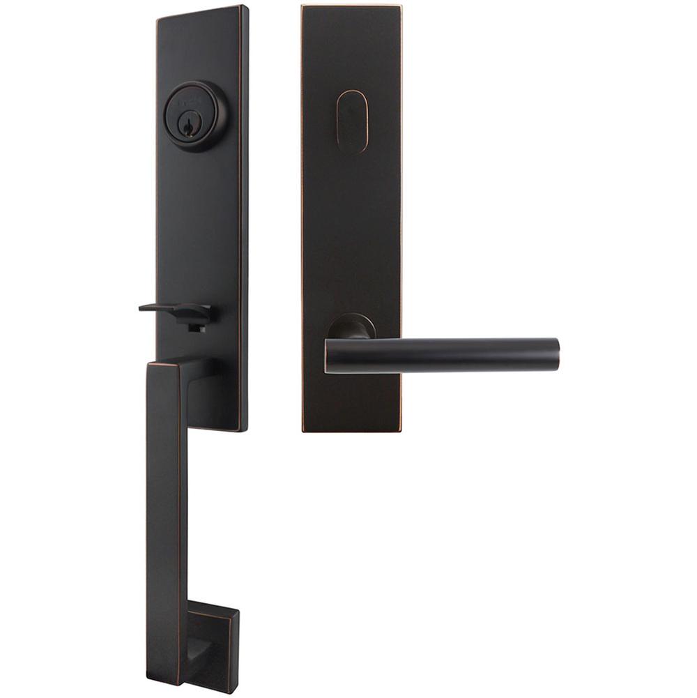 INOX - MH Handleset Tubular Copenhagen Entry 2-3/8''  10B RHR - Oil Rubbed Bronze