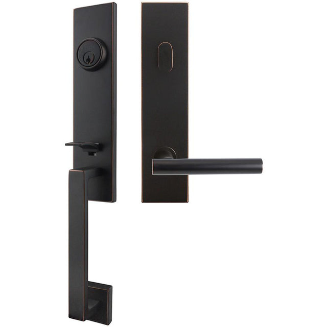 INOX - MH Handleset Tubular Copenhagen Entry 2-3/8''  10B RHR - Oil Rubbed Bronze