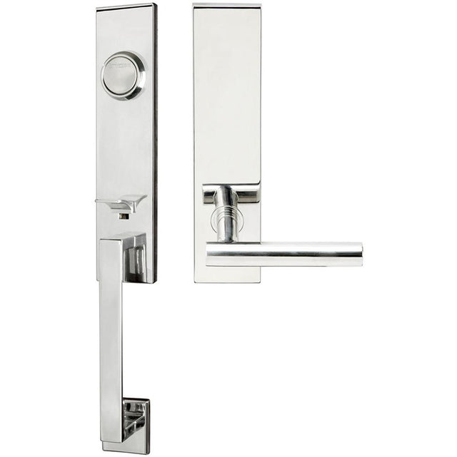 INOX - MH Handleset Tubular Copenhagen Full Dummy 32 RH - Polished Stainless Steel