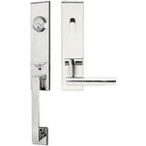 INOX - MH Handleset Tubular Copenhagen Entry 2-3/8''  32 RHR - Polished Stainless Steel