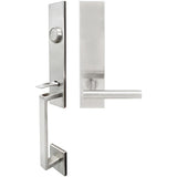 INOX - MH Handleset Tubular Copenhagen Full Dummy 32D LH - Satin Stainless Steel
