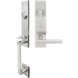 INOX - MH Handleset Tubular Copenhagen Entry 2-3/8''  32D LHR - Satin Stainless Steel