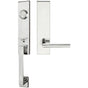 INOX - MH Handleset Tubular Stockholm Full Dummy 32 LH - Polished Stainless Steel