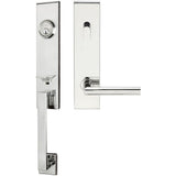 INOX - MH Handleset Tubular Stockholm Entry 2-3/8''  32 LHR - Polished Stainless Steel