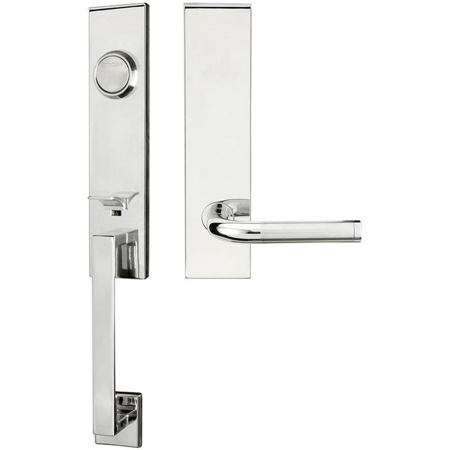 INOX - MH Handleset Tubular Vienna Full Dummy 32 LH - Satin Stainless Steel