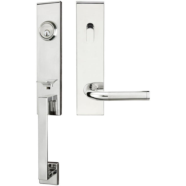 INOX - MH Handleset Tubular Vienna Entry 2-3/8''  32 LH - Satin Stainless Steel