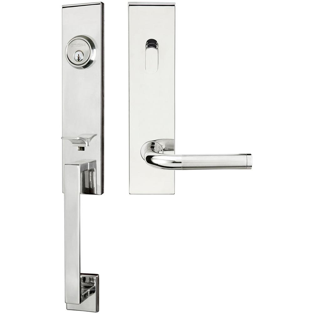 INOX - MH Handleset Tubular Vienna Entry 2-3/8''  32 LHR - Satin Stainless Steel