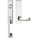 INOX - MH Handleset Tubular Stuttgart Full Dummy 32 LH - Polished Stainless Steel