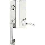 INOX - MH Handleset Tubular Air-stream Full Dummy 32 LH - Polished Stainless Steel