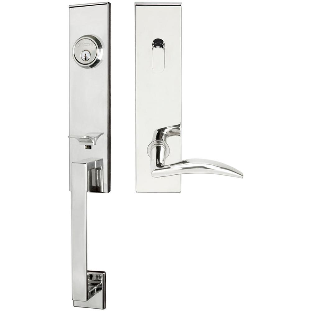 INOX - MH Handleset Tubular Air-stream Entry 2-3/4''  32 RHR - Polished Stainless Steel