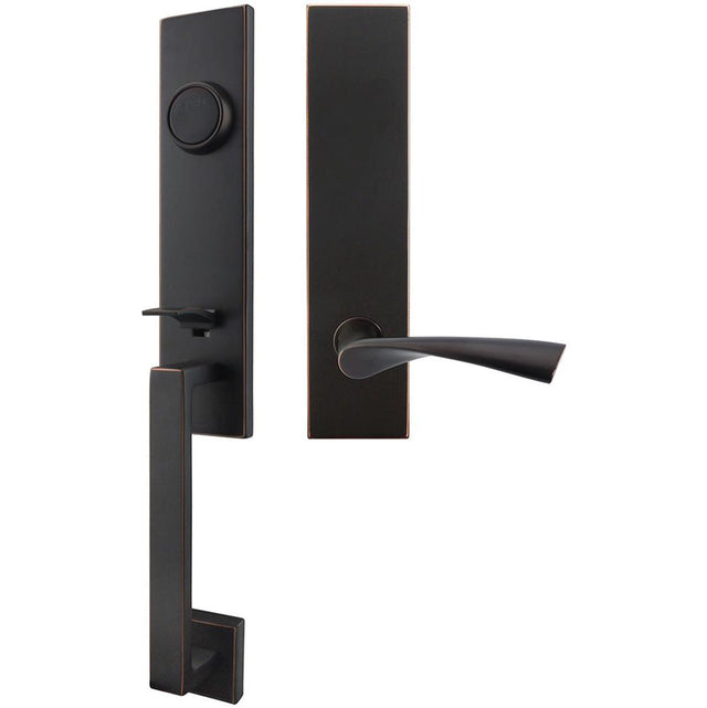 INOX - MH Handleset Tubular Breeze Full Dummy 10B LH - Oil Rubbed Bronze