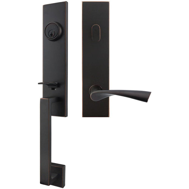 INOX - MH Handleset Tubular Breeze Entry 2-3/8''  10B RHR - Oil Rubbed Bronze