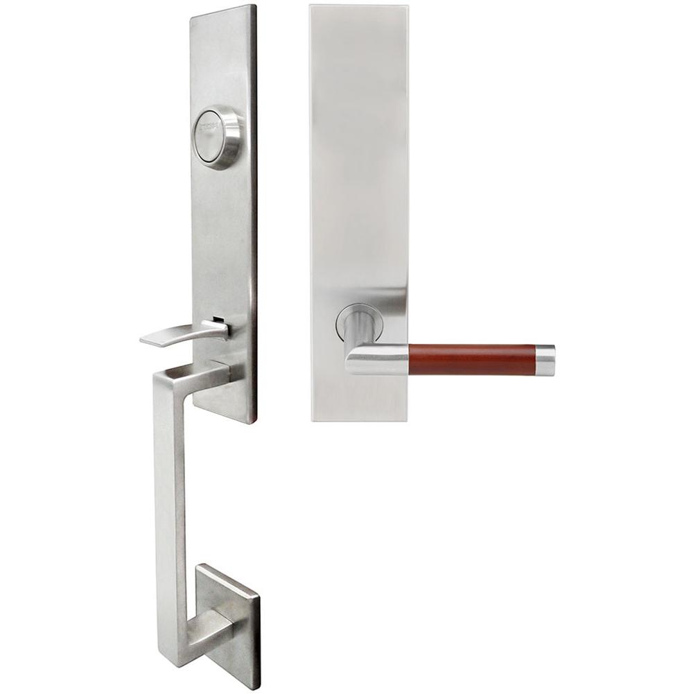 INOX - MH Handleset Tubular Cabernet Full Dummy 32D RH - Satin Stainless Steel