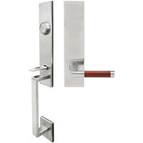 INOX - MH Handleset Tubular Cabernet Full Dummy 32D RH - Satin Stainless Steel