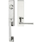 INOX - MH Handleset Tubular Champagne Full Dummy 32 LH - Polished Stainless Steel