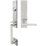 INOX - MH Handleset Tubular Champagne Full Dummy 32D RH - Satin Stainless Steel
