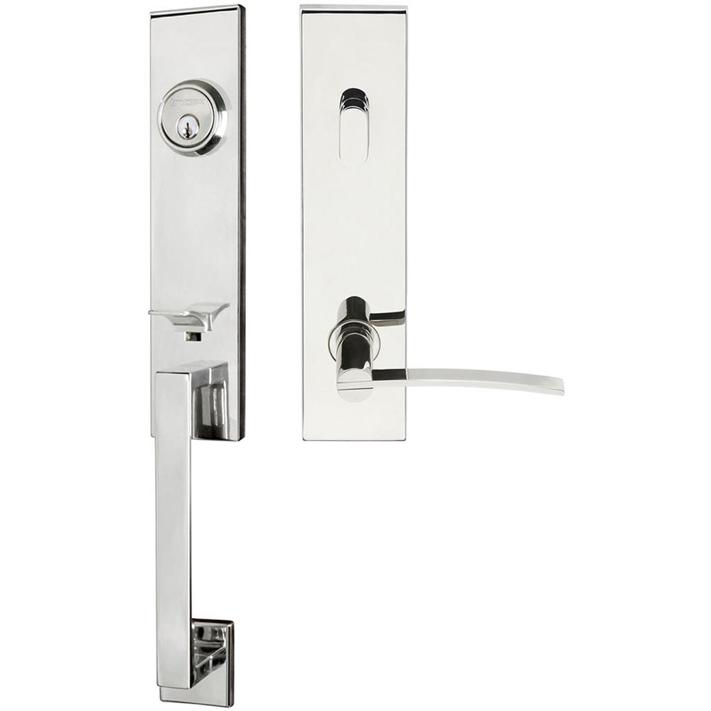 INOX - MH Handleset Tubular Horizon Entry 2-3/8''  32 LH - Polished Stainless Steel