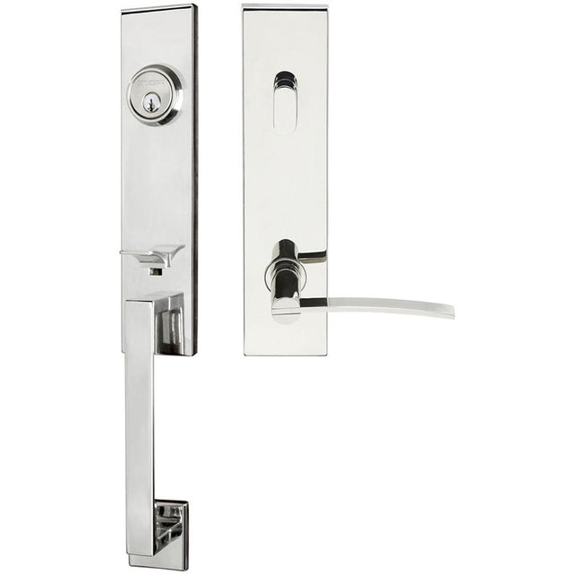 INOX - MH Handleset Tubular Horizon Entry 2-3/8''  32 LH - Polished Stainless Steel