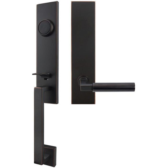 INOX - MH Handleset Tubular Aurora Full Dummy 10B LH - Oil Rubbed Bronze