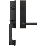 INOX - MH Handleset Tubular Aurora Entry 2-3/4''  10B LHR - Oil Rubbed Bronze