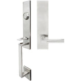 INOX - MH Handleset Tubular Aurora Full Dummy 32D RH - Satin Stainless Steel