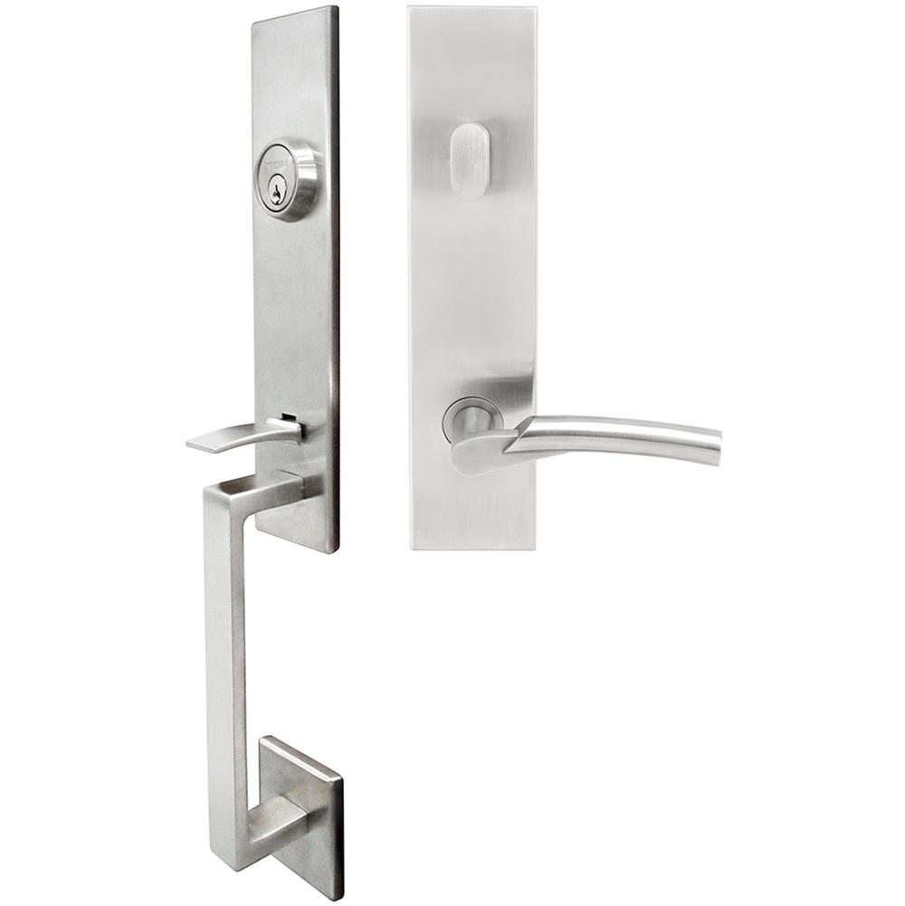 INOX - MH Handleset Tubular Phoenix Entry 2-3/4''  32D RHR - Satin Stainless Steel