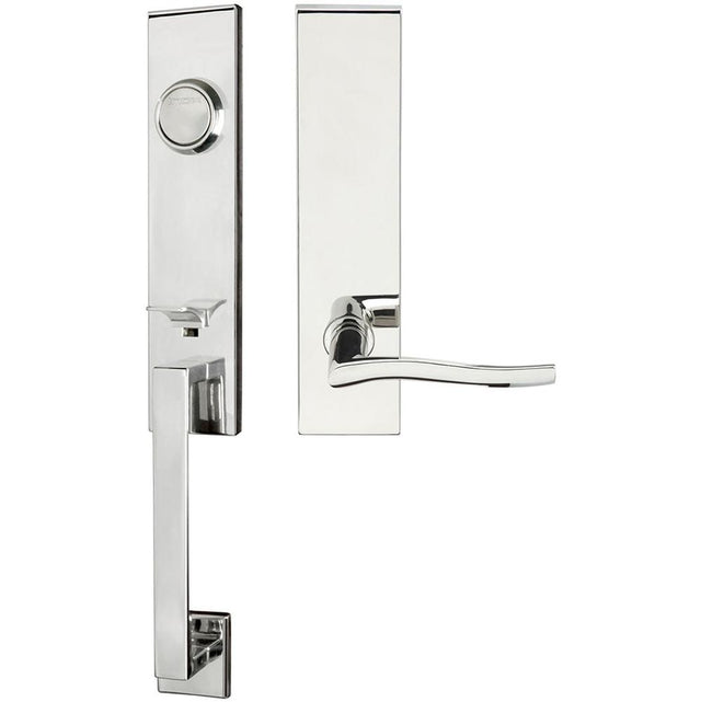 INOX - MH Handleset Tubular Waterfall Full Dummy 32 LH - Polished Stainless Steel