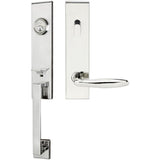 INOX - MH Handleset Tubular Summer Entry 2-3/8''  32 LHR - Polished Stainless Steel