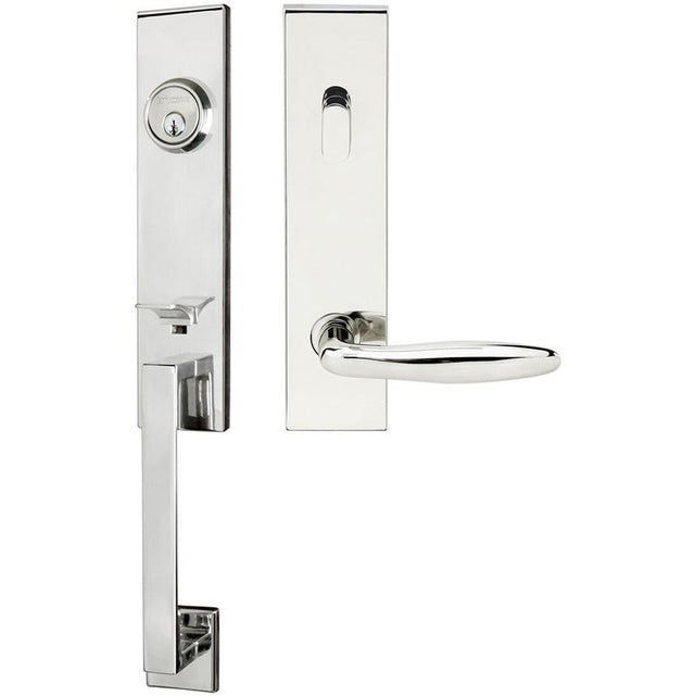 INOX - MH Handleset Tubular Summer Entry 2-3/4''  32 RH - Polished Stainless Steel