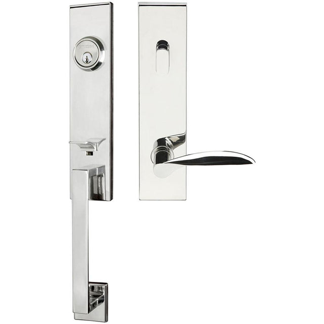 INOX - MH Handleset Tubular Stratus Entry 2-3/4''  32 RHR - Polished Stainless Steel