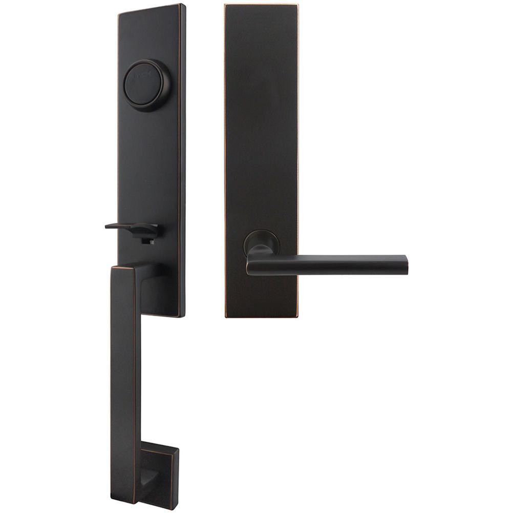 INOX - MH Handleset Tubular Sunrise Full Dummy 10B RH - Oil Rubbed Bronze