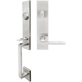 INOX - MH Handleset Tubular Sunrise Entry 2-3/4''  32D RH - Satin Stainless Steel