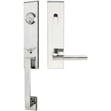 INOX - MH Handleset Tubular Sunrise Entry 2-3/8''  32 LHR - Polished Stainless Steel