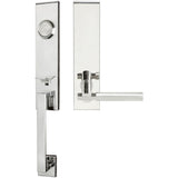 INOX - MH Handleset Tubular Sequoia Full Dummy 32 RH - Polished Stainless Steel