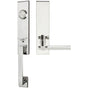 INOX - MH Handleset Tubular Sequoia Full Dummy 32 LH - Polished Stainless Steel