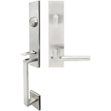 INOX - MH Handleset Tubular Sequoia Entry 2-3/4''  32D LHR - Satin Stainless Steel