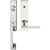 INOX - MH Handleset Tubular Sequoia Entry 2-3/8''  32 RH - Polished Stainless Steel