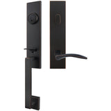 INOX - MH Handleset Tubular Crest Entry 2-3/8''  10B RH - Oil Rubbed Bronze