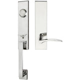 INOX - MH Handleset Tubular Crest Full Dummy 32 RH - Polished Stainless Steel
